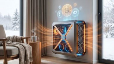 هل يمكن استخدام أجهزة تعدين العملات الرقمية لتدفئة المنزل في الشتاء