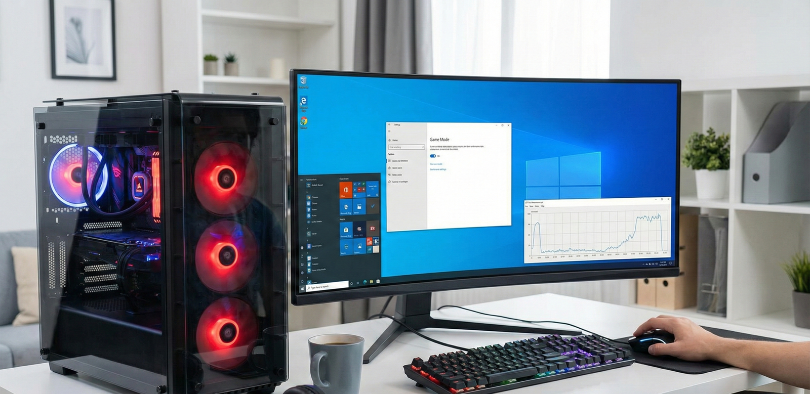 كيفية تسريع ويندوز 10 للألعاب