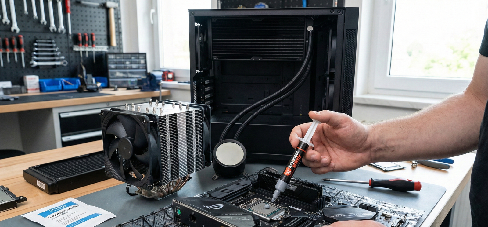 تبريد الكمبيوتر والمعجون الحراري