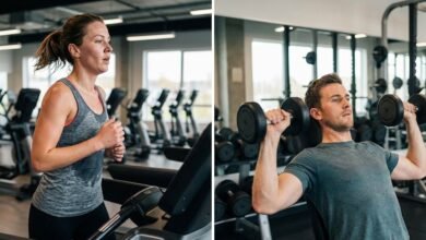مقارنة توضيحية للاختيار بين الكارديو أم الحديد في الجيم