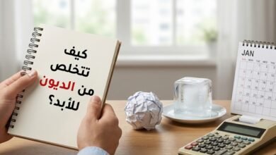 إنفوجرافيك توضيحي يقارن بين استراتيجيات سداد الديون: طريقة الانهيار الجليدي (Debt Avalanche) التي تركز على تذويب الديون ذات الفائدة العالية، وطريقة كرة الثلج (Debt Snowball) التي تبدأ بالديون الصغيرة، باستخدام الدينار الأردني كنموذج للوصول إلى الحرية المالية.