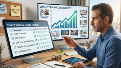 تجفيف العادات اليومية ل زيادة الدخل في بيئة عمل ذكية.