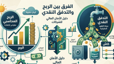 الفرق بين الربح المحاسبي والتدفق النقدي